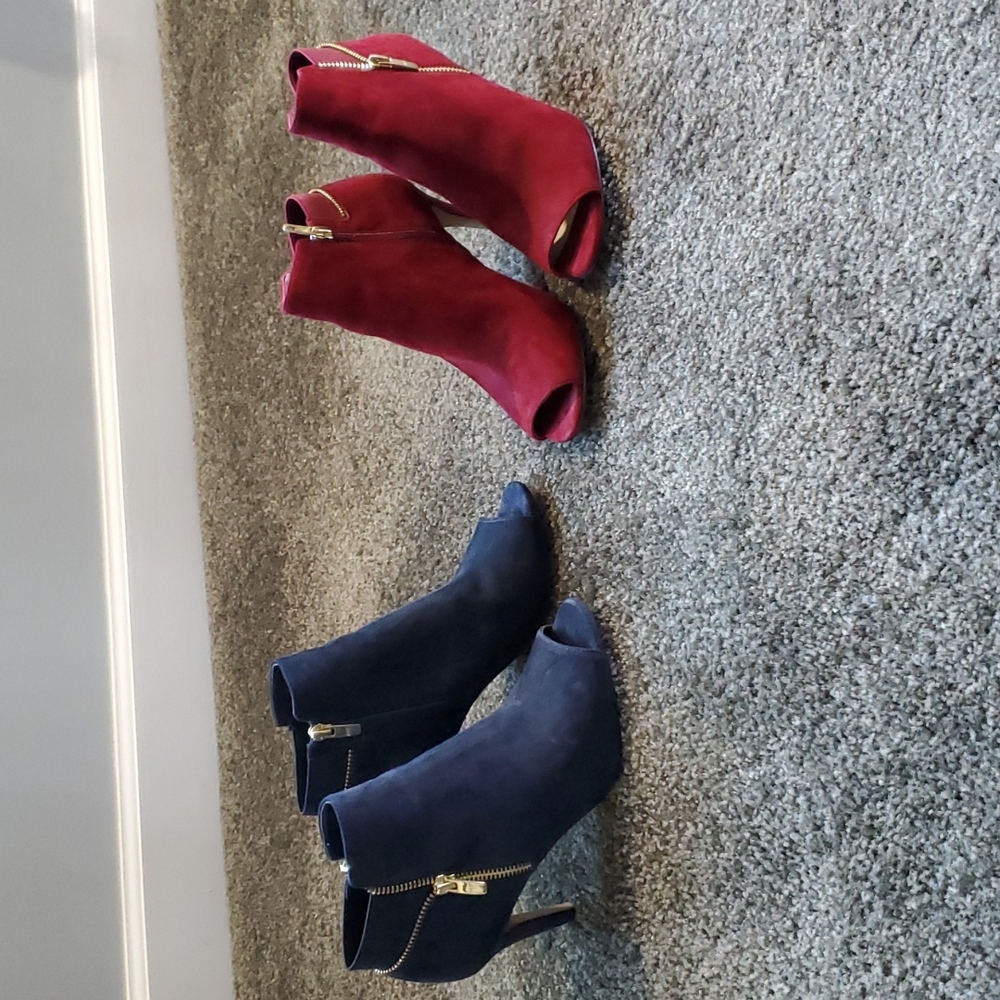 Marc Fisher peep toe booties sz 7